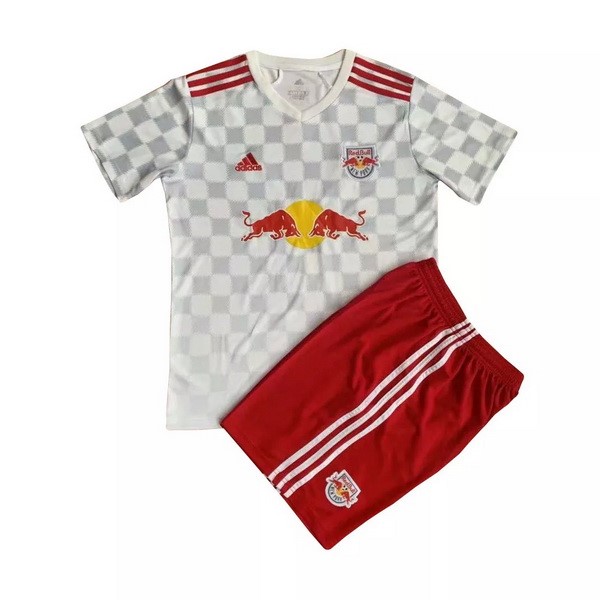 Trikot Red Bulls Heim Kinder 2021-22 Weiß Fussballtrikots Günstig